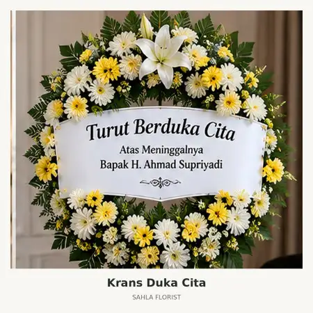 Krans Bunga Duka Tawang
